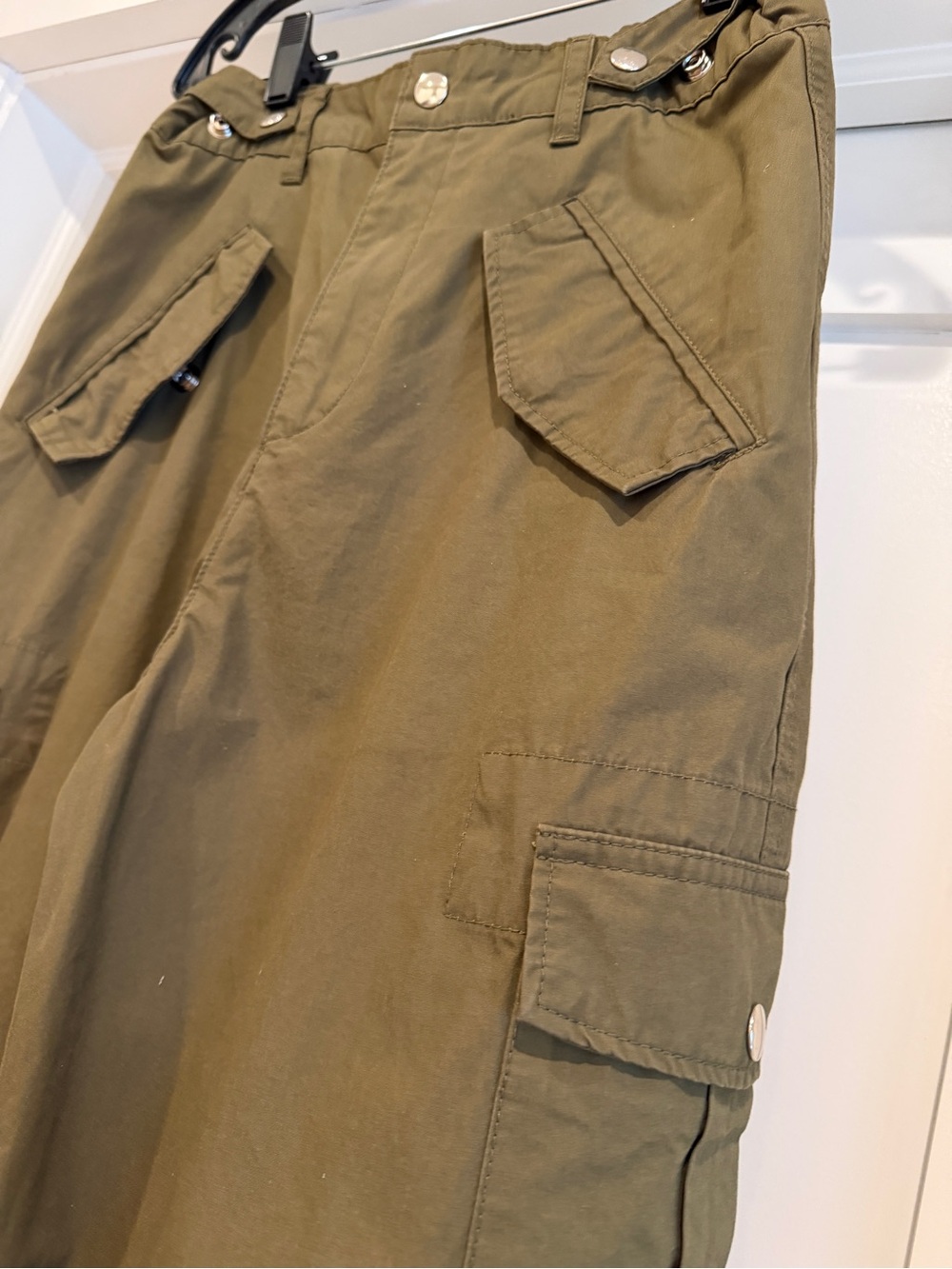 Kooples Jeans Olive High-Waist Cargo Pants - Women's - Picture 5 of 9